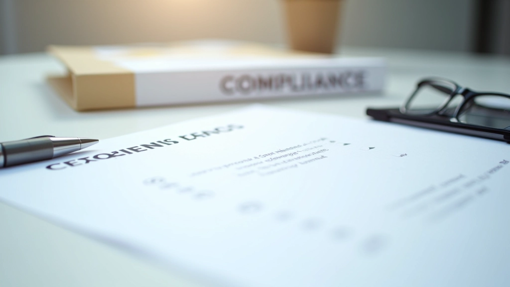 Organized financial documents and compliance records with filing system